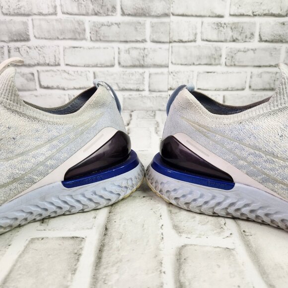 Nike Epic Phantom React Flyknit Men's Size 12 White Athletic Running Gym Sneaker - Picture 4 of 9